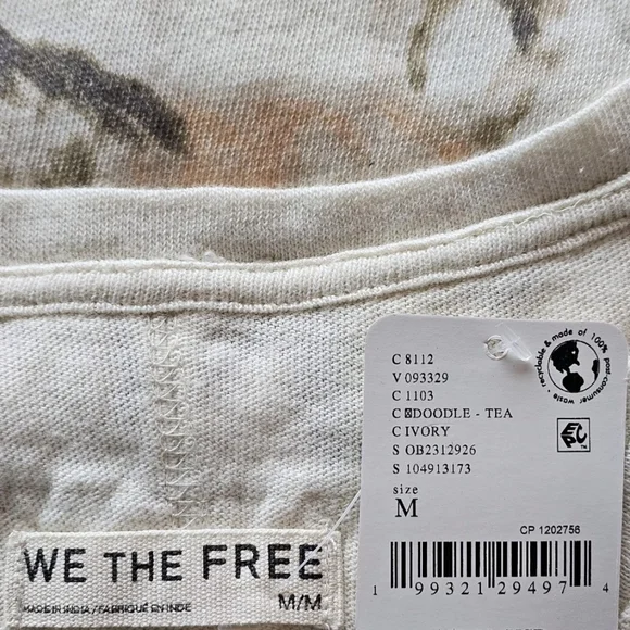 We The Free Doodle Tee, Size Medium, NWT. - Picture 3 of 3